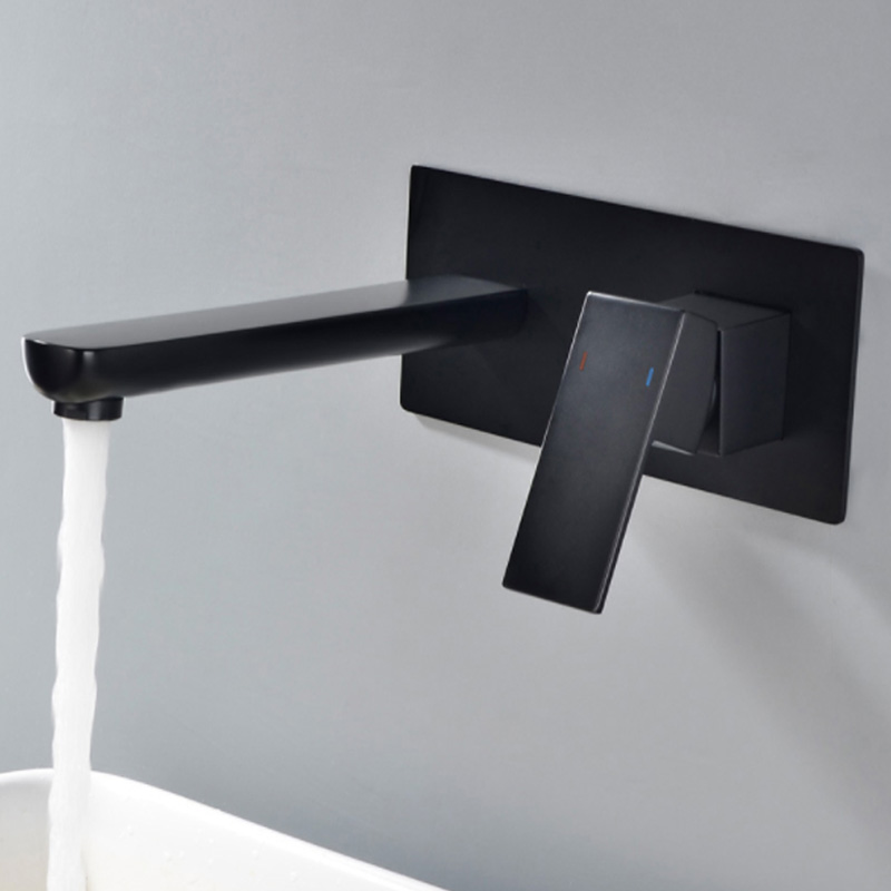 in wall basin faucet
