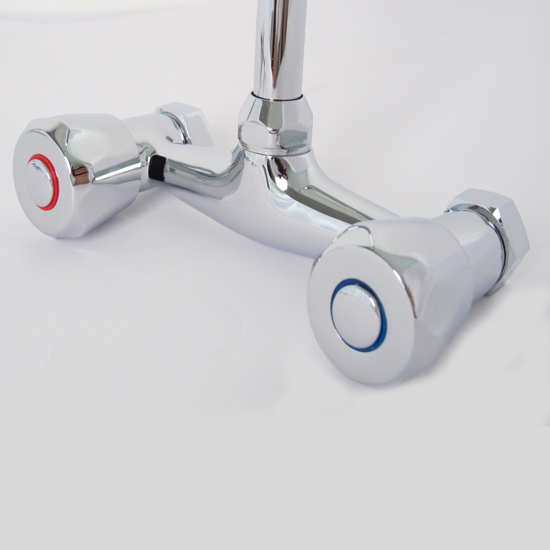 dual handle faucet wall