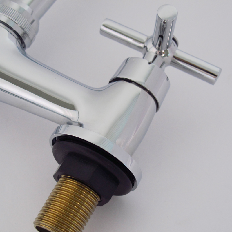 cross type dual handle water tap