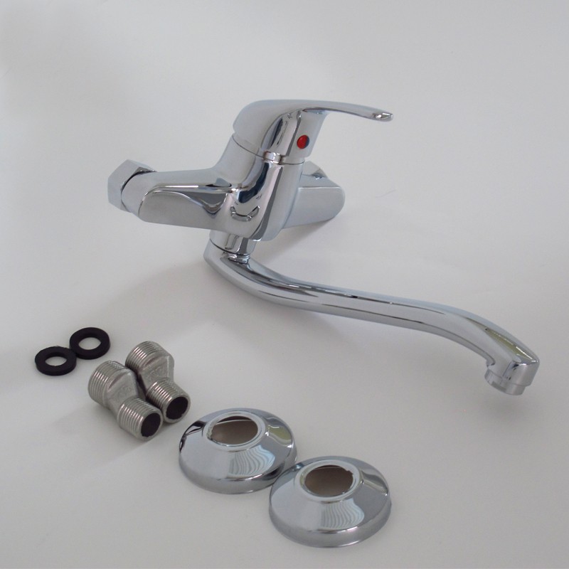 hot cold water mixer kitchen tap