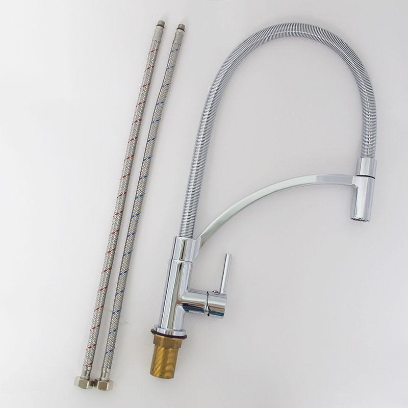 hot cold brass kitchen faucet mixer