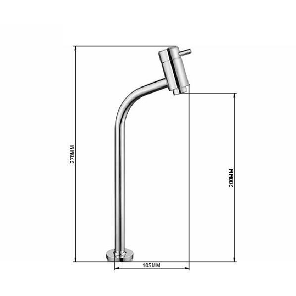 single handle black tall basin faucets