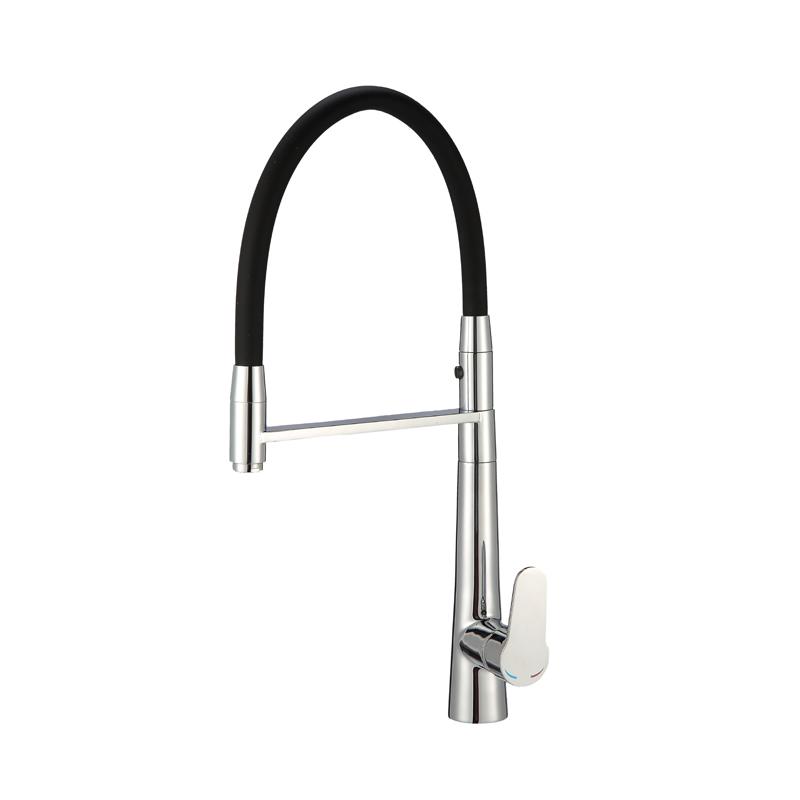 Pull out kitchen mixer faucets