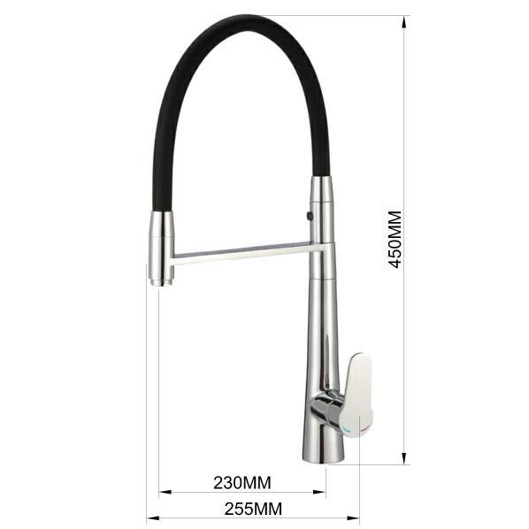 Pull out kitchen mixer faucets