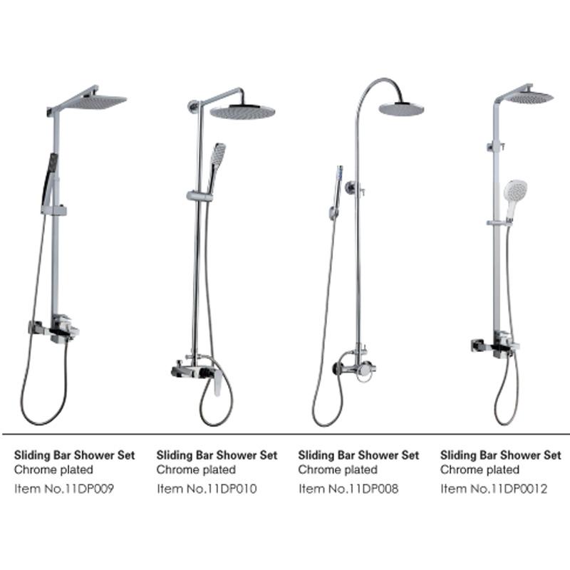 cold hot waterfall shower set