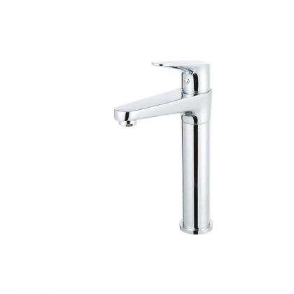 Heightened chrome brass basin faucet water taps