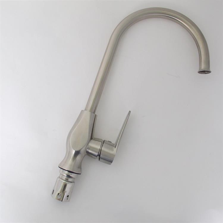 304SUS Single Handle Kitchen Sink Faucet