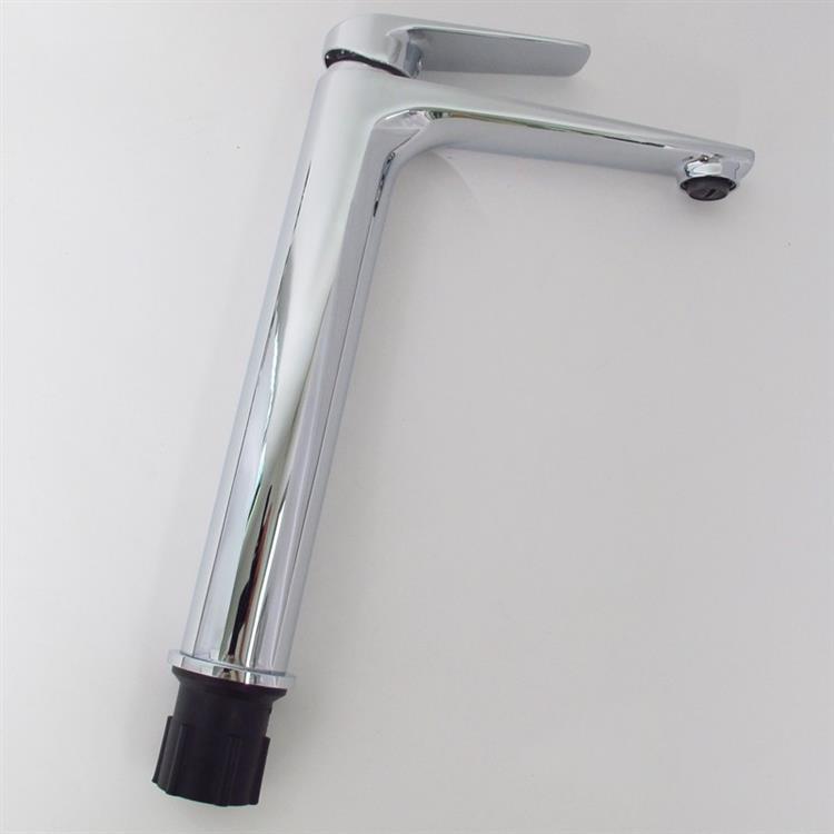 Tall washroom chrome basin faucet water mixer tap
