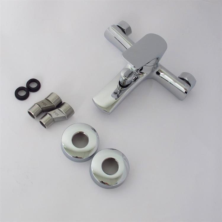 Wall mounted shower faucets