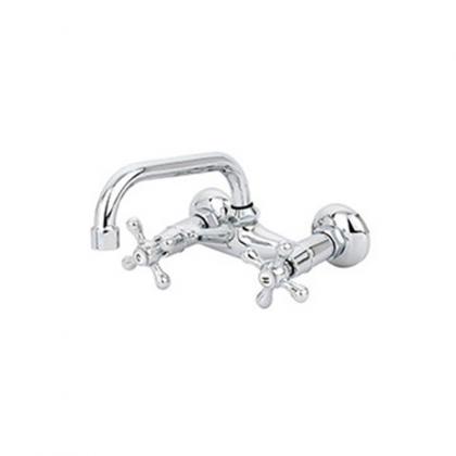 Wall mounted bathroom chrome bath taps supplier